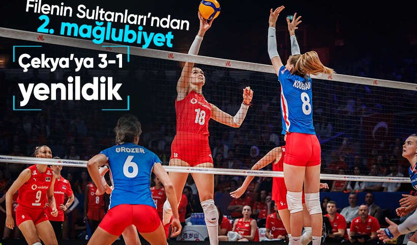 Filenin Sultanları VNL'de 2. mağlubiyetini aldı! Çekya'ya 3-1 yenildi