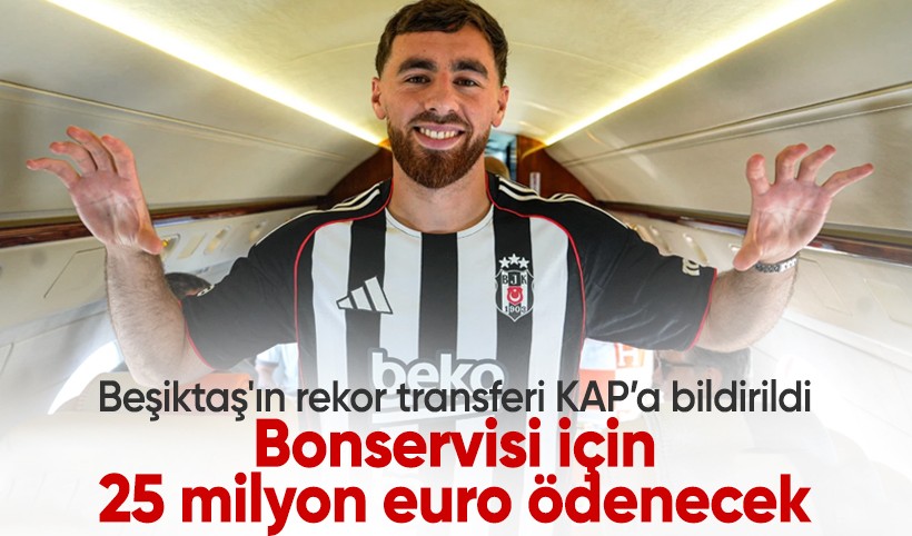 Beşiktaş, Orkun Kökçü transferini resmen açıkladı