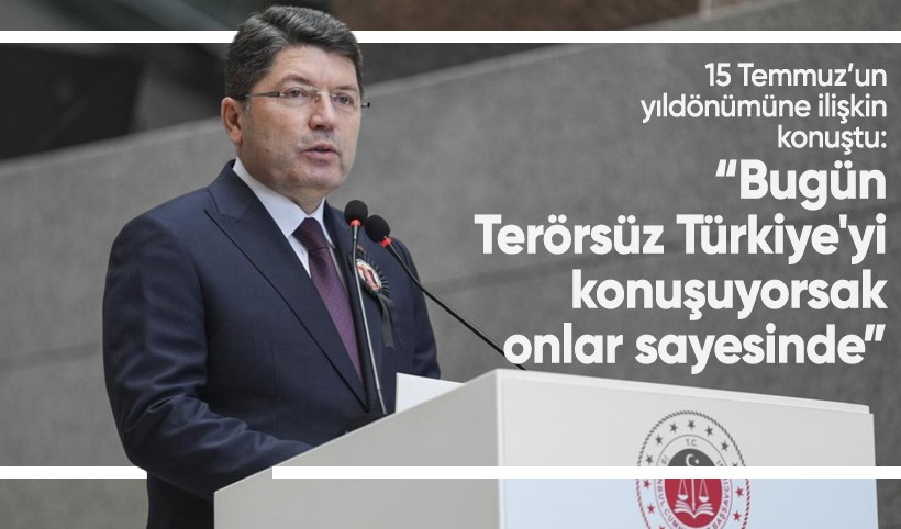 Bakan Tunç'tan gündeme ilişkin açıklamalar: 15 Temmuz'da Türk milleti demokrasi dersi verdi