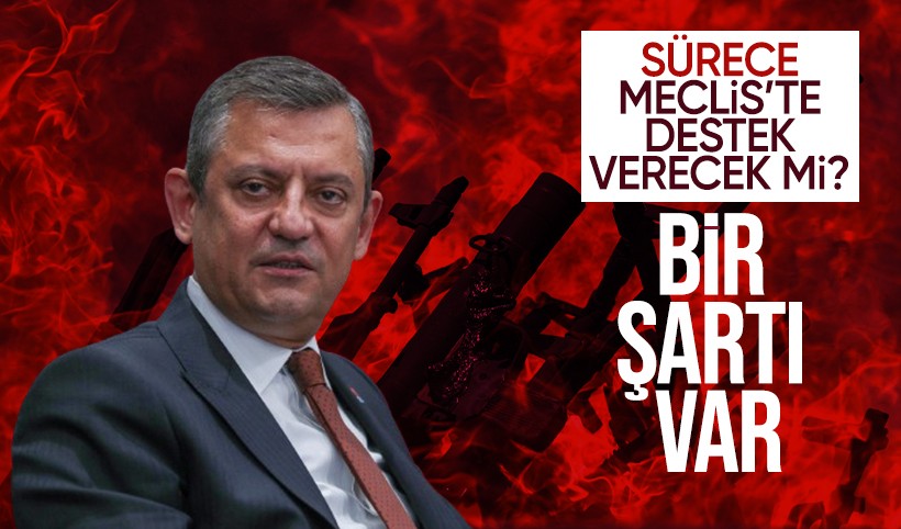 Özel, 'Terörsüz Türkiye' sürecine katkı verecek mi? Bir şartı var