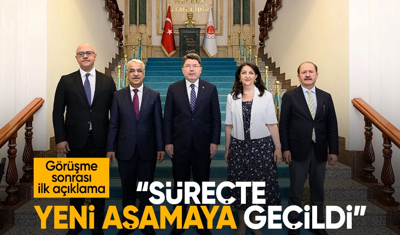 DEM Parti heyeti Adalet Bakanı Tunç ile görüştü: Komisyon aşamasında geçildi
