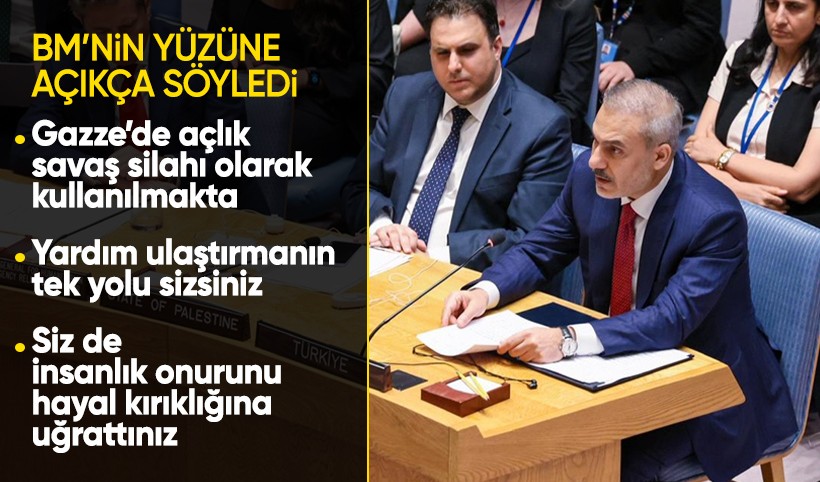 Bakan Fidan BMGK'da konuştu: İsrail barış ve istikrar istemiyor