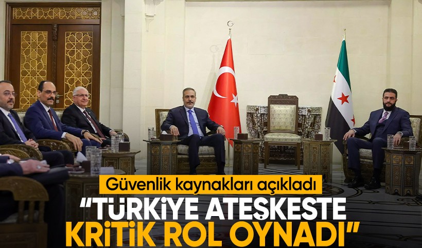 Güvenlik kaynakları: Türkiye, Süveyda'da sağlanan ateşkeste kilit rol oynadı