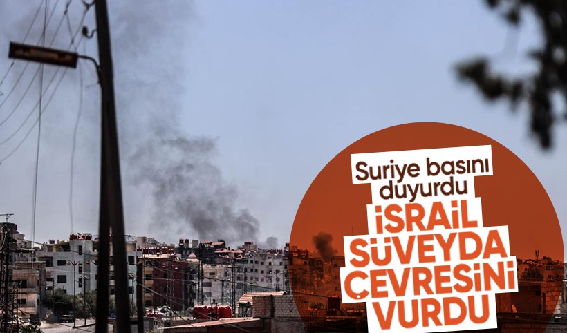 İsrail Süveyda çevresini vurdu