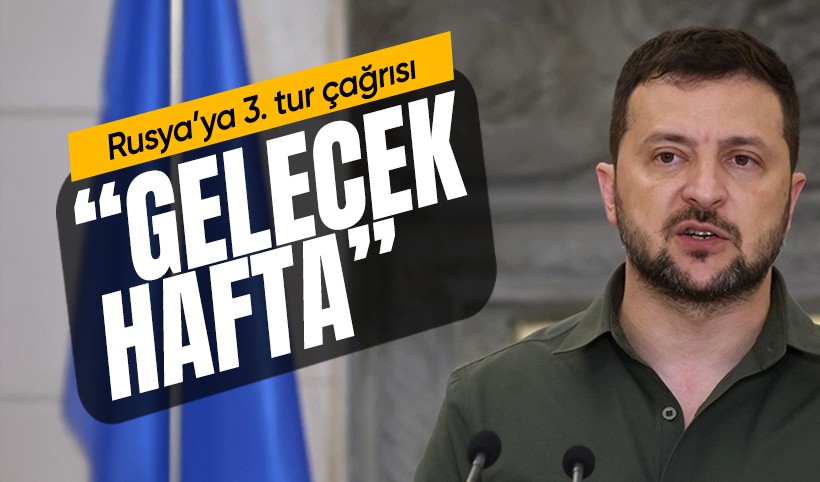 Zelenskiy'den Rusya'ya 3. tur müzakerelerinin gelecek hafta yapılması teklifi