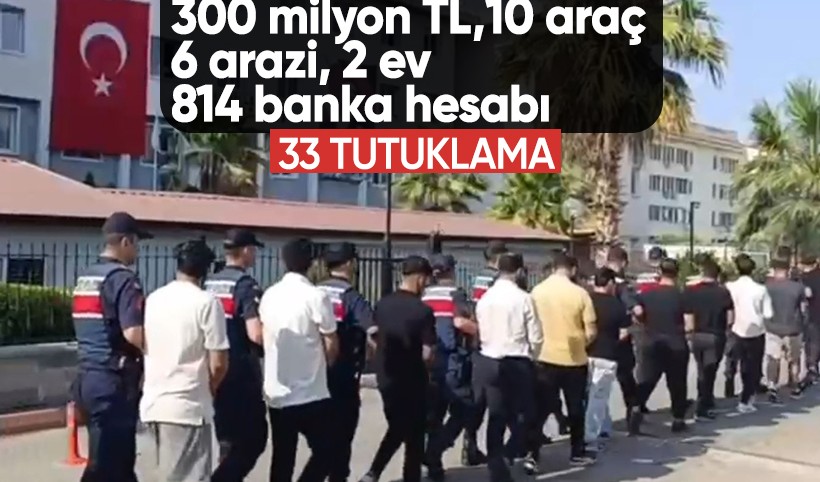 Bakan Yerlikaya açıkladı: 11 ilde suç örgütüne operasyon! 33 şüpheli tutuklandı