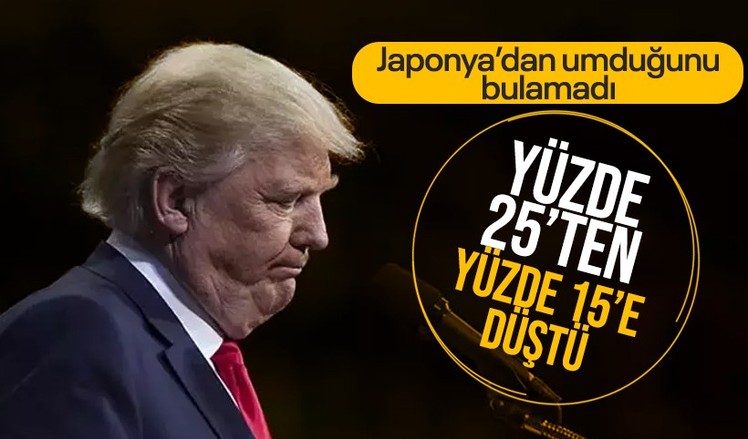 Yüzde 25'le yola çıkan Donald Trump: Japonya yüzde 15’lik karşılıklı gümrük tarifesi ödeyecek