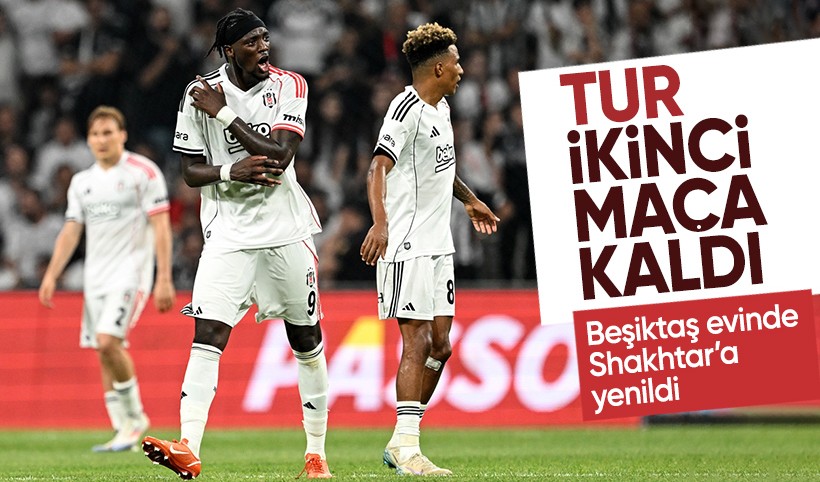Beşiktaş, Avrupa Ligi'nde ilk maçında Shakhtar Donetsk'e evinde yenildi