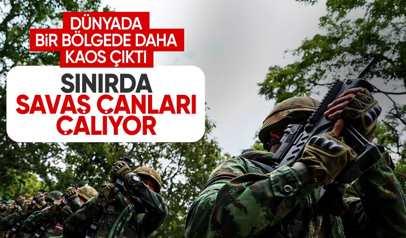 Dünyada bir bölgede daha kaos: Tayland-Kamboçya sınırında savaş çanları!