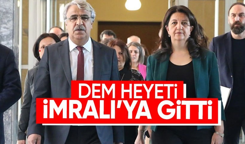 DEM Parti heyeti İmralı'ya gitti