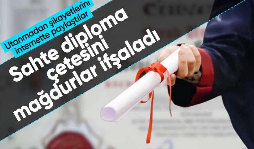 Sahte diploma çetesi ifşa oldu: Şikayetvar'da 'mağduriyet'lerini yazdılar!