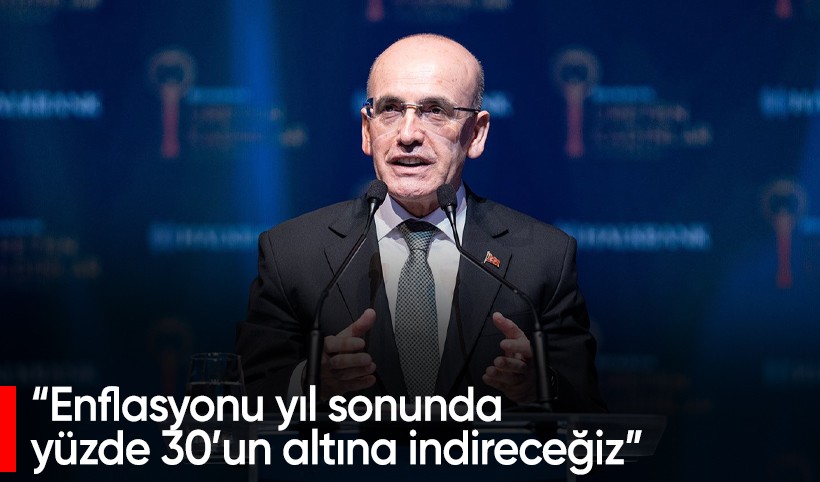 Bakan Şimşek'ten enflasyon açıklaması: Yıl sonunda yüzde 30’un altına indireceğiz