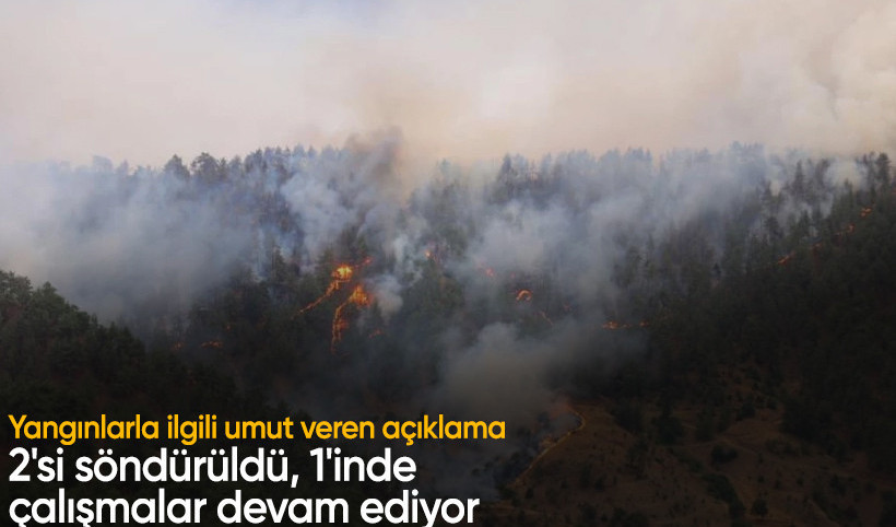Bakan Yumaklı'dan yüreklere su serpen açıklama: Bursa Kestel'deki yangın tamamen söndü, Harmancık'ta mücadele devam ediyor