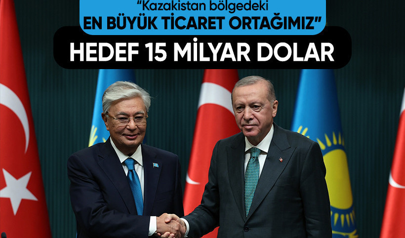 Cumhurbaşkanı Erdoğan ve Kazakistan Cumhurbaşkanı Tokayev ortak basın toplantısında konuştu