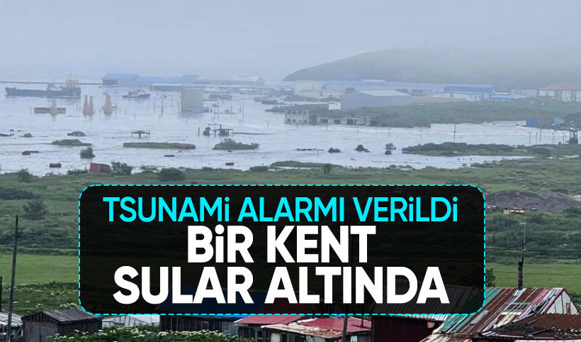 Rusya’da 8,8’lik deprem sonrası tsunami: Severo-Kurilsk sular altında kaldı