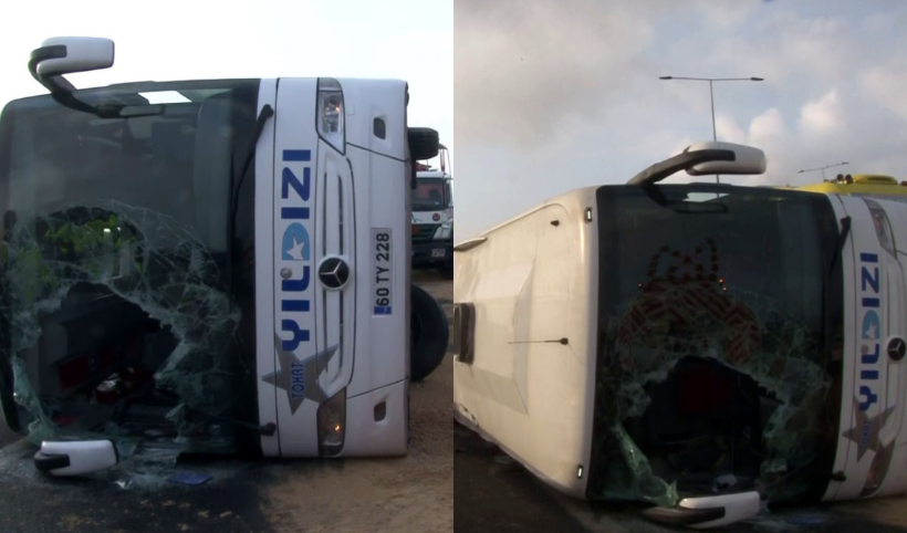 Kuzey Marmara Otoyolu’nda yolcu otobüsü devrildi: 4 ölü, 20 yaralı