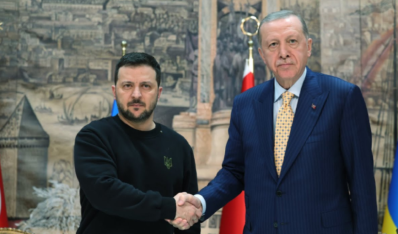 Cumhurbaşkanı Erdoğan Zelenski ile görüştü