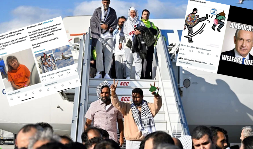 Sumud Filosu: İsrailliler ve ABD'liler sosyal medyada birbirine girdi