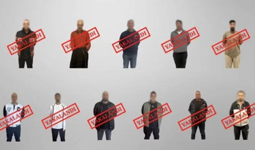 Kırmızı bültenle ve ulusal seviyede aranan 11 kişi yakalandı
