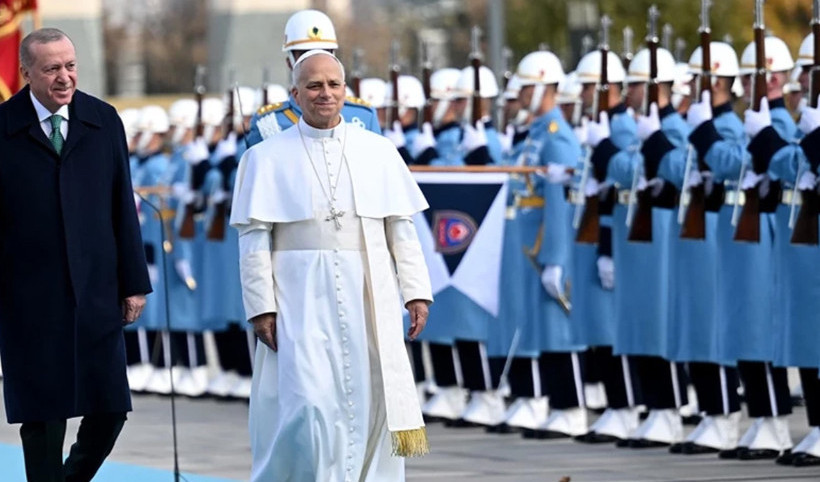 Papa 14. Leo’nun Türkiye ziyareti dünya manşetlerinde: Türkiye’nin bölgesel gücü öne çıktı