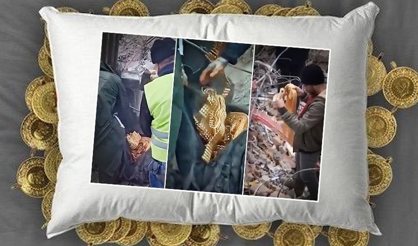Bavul dolusu dolarlar, altın kemerler... Depremin ardından kaydedilen görüntüler yılların alışkanlığını değiştirecek mi? - Resim: 1