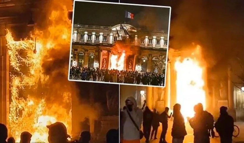 Macron köşeye sıkıştı! Kararları Fransa'yı birbirine kattı! 1 milyonun sokağa dökülmesi ülkeyi felç etti - Resim: 1