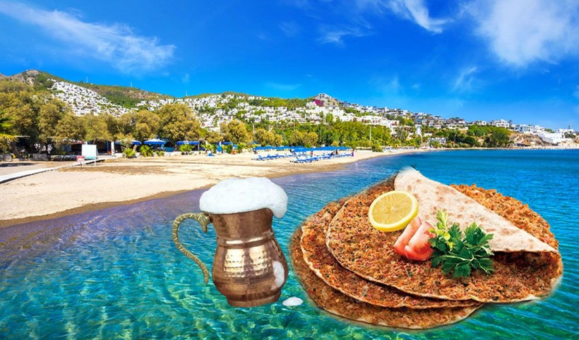 Bayrama Bodrum'a gidecekler dikkat! 2 lahmacun 2 ayranın fiyatı dudak uçuklattı! Kıymanın kilosundan hesaplasan... - Resim: 3