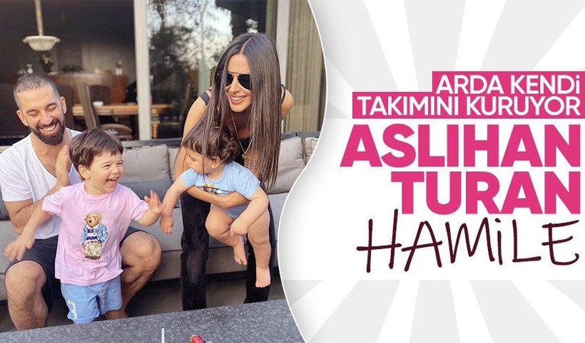 Arda Turan ve eşi Aslıhan Turan'dan sevindiren haber! Üçüncü kez anne-baba oluyorlar - Resim: 1