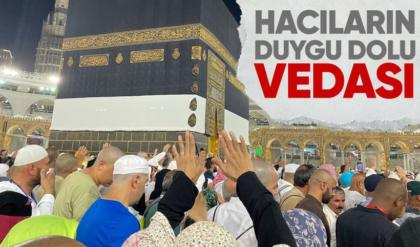Hacıların Kabe'ye duygu dolu vedası - Resim: 1