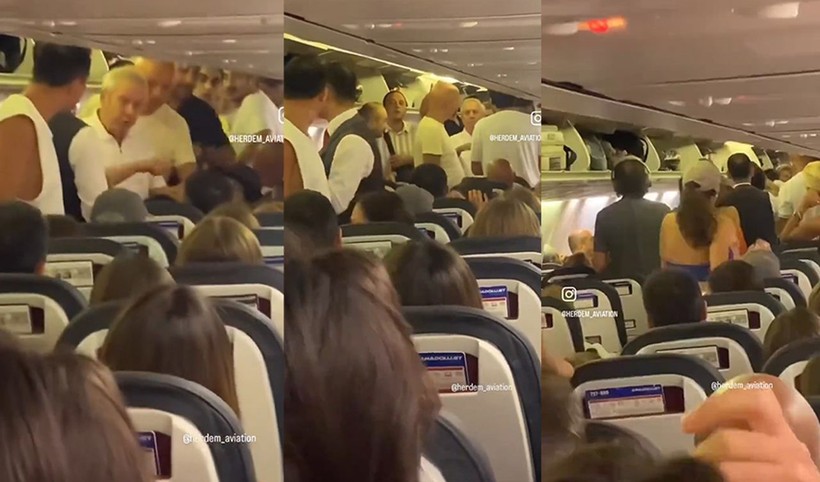 Aziz Yıldırım'ın olduğu uçakta kavga! Yıldırım araya girdi: Huzur bozuyorsunuz, bizi bulaştırmayın - Resim: 1