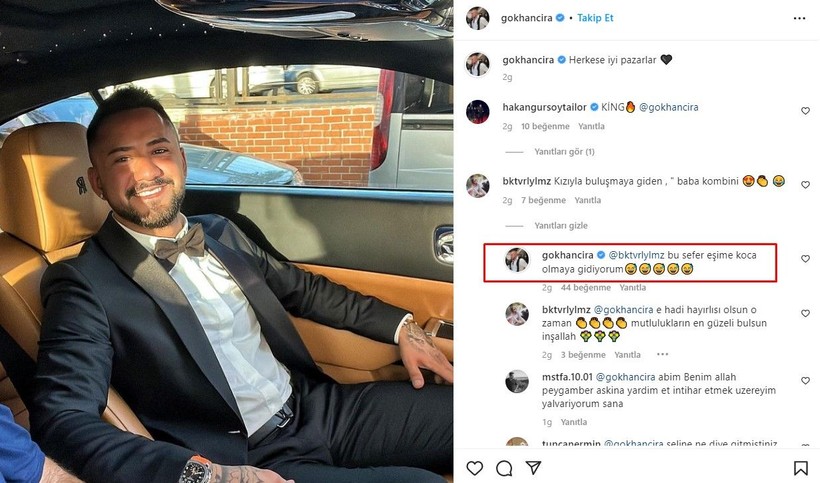 Selin Ciğerci'den boşandıktan sonra Grand tuvalet fotoğraf paylaşan Gökhan Çıra evlendi sanıldı - Resim: 6