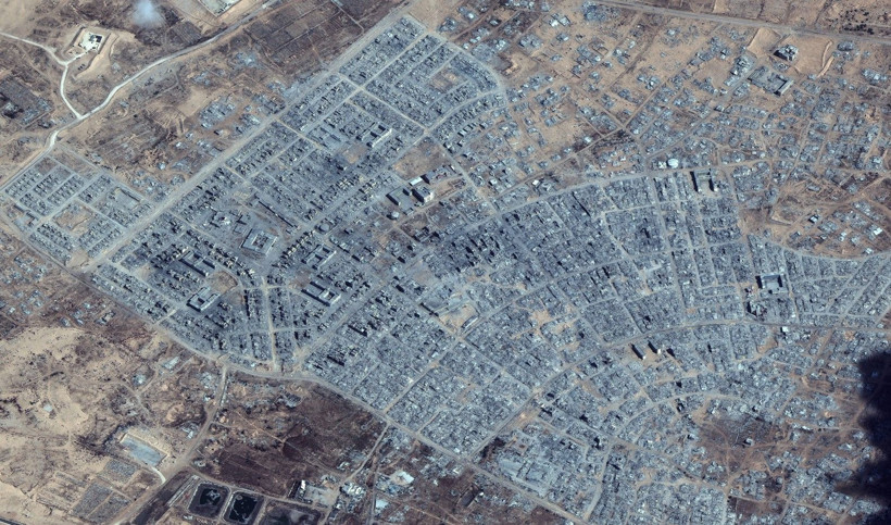 İsrail'in Gazze'de yarattığı yıkım uydudan görüntülendi - Resim: 5