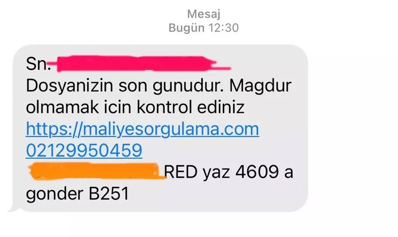 Bu mesaja tıklayan yanıyor! Herkese gönderiyorlar - Resim : 1
