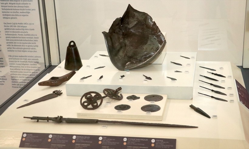 Erzurum'da, Kültür Varlıkları ve Müzeler Genel Müdürlüğü öncülüğünde Cumhuriyet'in 102. yılı...
