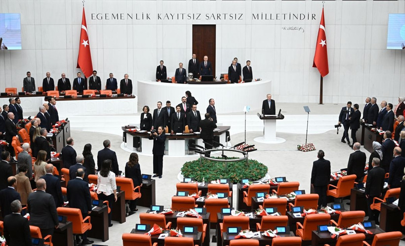 Meclis'te sürpriz görüşme: AK Parti, MHP, İYİ Parti, DEM Parti heyetleri aynı karede - Resim: 6