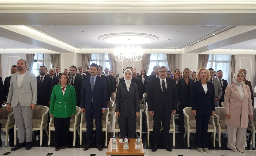 Aile ve Sosyal Hizmetler Bakanı Mahinur Özdemir Göktaş, Ankara Müzik ve Güzel Sanatlar...