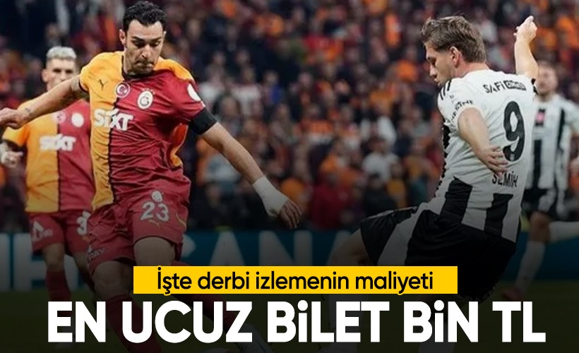 Beşiktaş - Galatasaray derbisinin bilet fiyatları duyuruldu