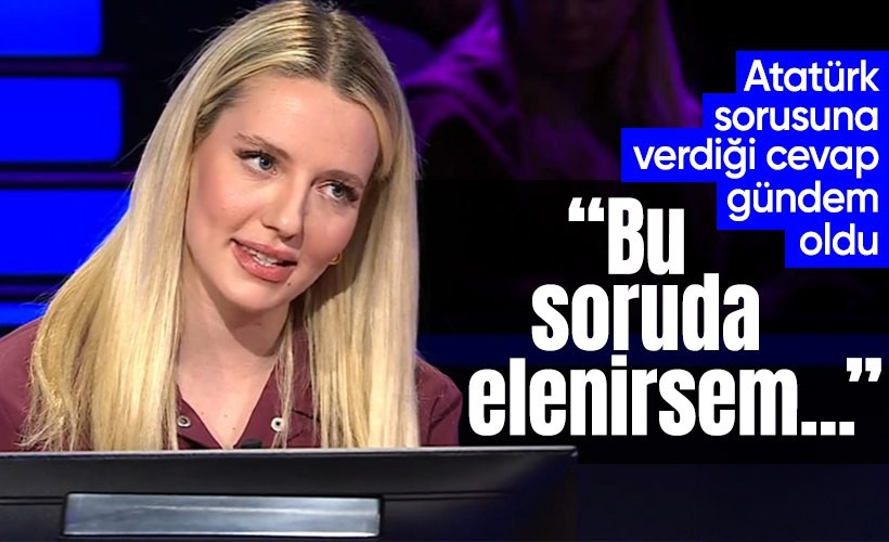 Kim Milyoner Olmak İster'de gündem olan Atatürk sorusu! Yanlış cevap verince...