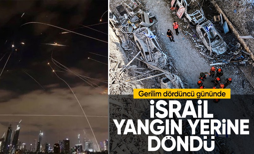 Gerilim dördüncü gününde: İran gece boyunca İsrail'i yangın yerine çevirdi