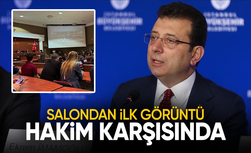 İmamoğlu için 7 yıl 4 aya kadar kadar hapis cezası istendi: Salondan görüntü paylaşıldı!