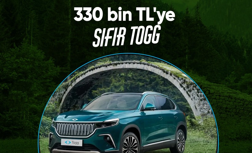 Sıfır Togg almak isteyenler müthiş fırsat! 330 bin TL'ye sahip olabilirsiniz