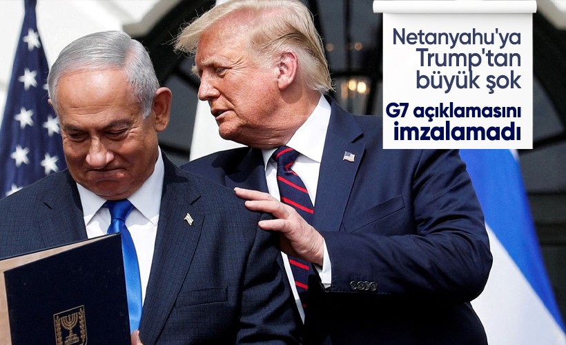 Trump G7 açıklamasını imzalamadı
