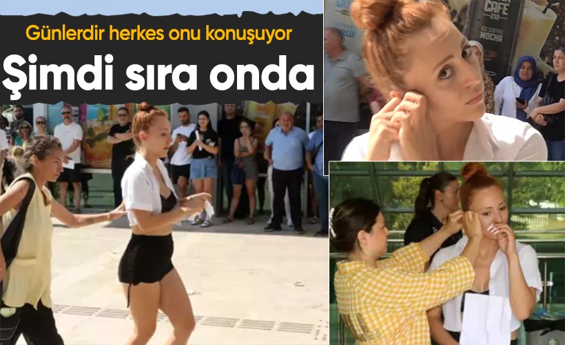 Sınava sütyen şortla gelen kız konuştu