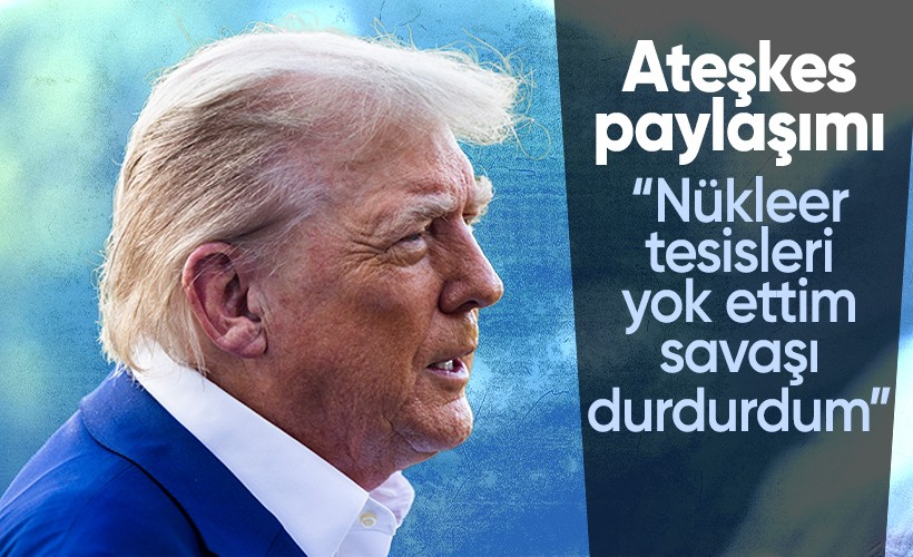 Trump: İran'ın nükleer tesislerini yok etmek benim için büyük bir onur