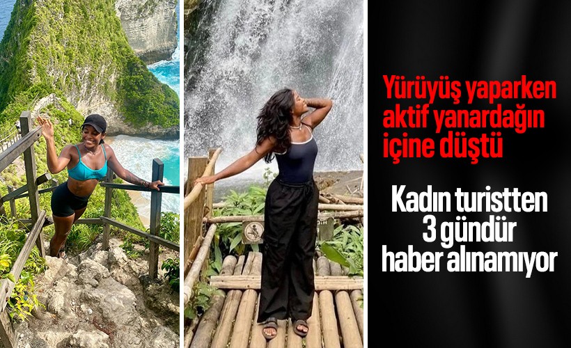 Yürüyüş yaparken aktif yanardağın içine düştü! Kadın turistten 3 gündür haber alınamıyor