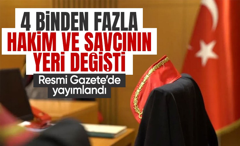 HSK’dan yargıda yeni karar: 4 binden fazla hakim ve savcının görev yeri değişti