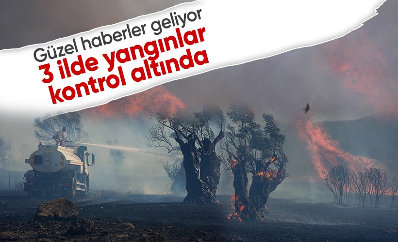 İzmir, Hatay ve Manisa'da orman yangınları kontrol altında