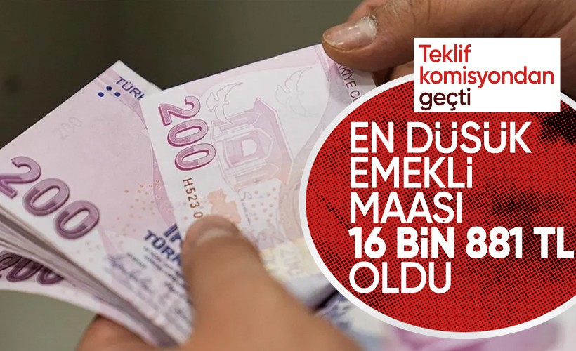 En düşük emekli maaşına zam teklifi komisyondan geçti