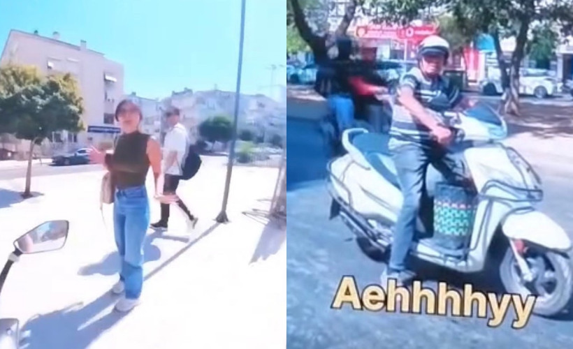 Motorunu insanların üzerine süren şahsa gözaltı! Takipçi kazanmak için yaptığı editler sabrınızı taşıracak