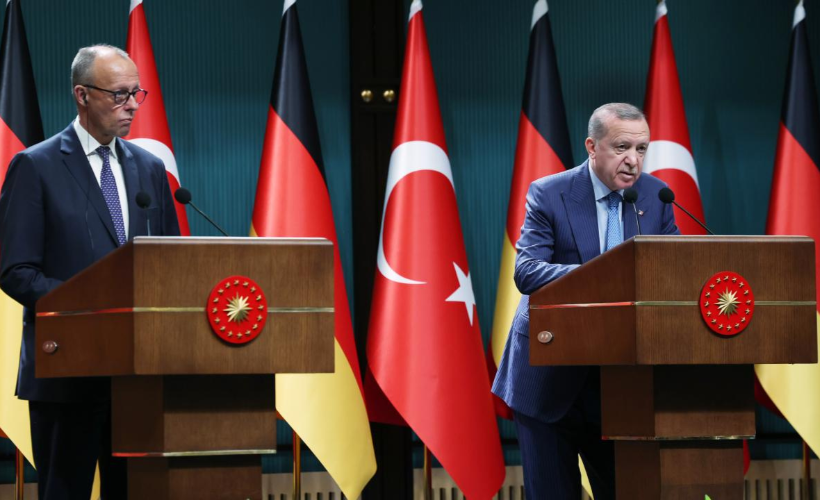 Cumhurbaşkanı Erdoğan ve Merz'den ortak basın açıklaması